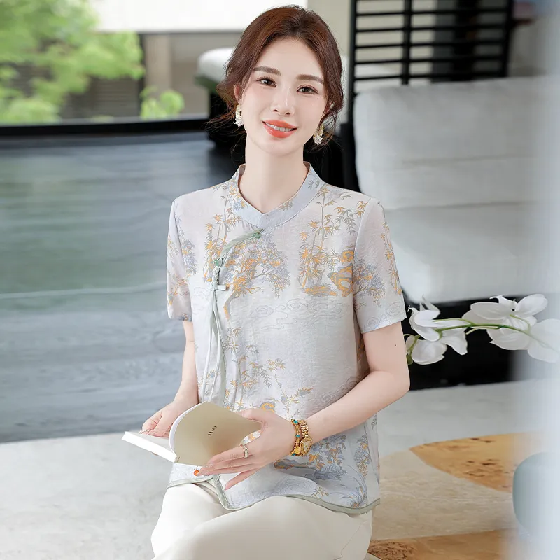 PIERRE CARDIN Chiffon Shirt Women's-6