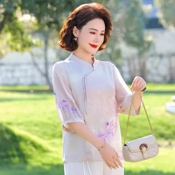 PIERRE CARDIN Chiffon Shirt Women's