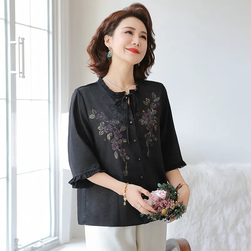 PIERRE CARDIN Chiffon Shirt Women's-1