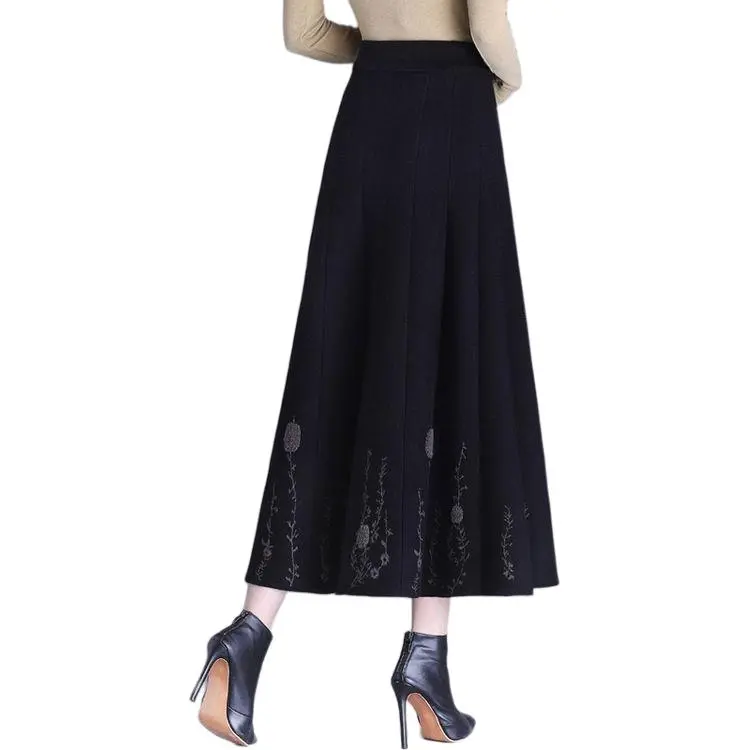 PIERRE CARDIN Knit Long Skirts Women's-1