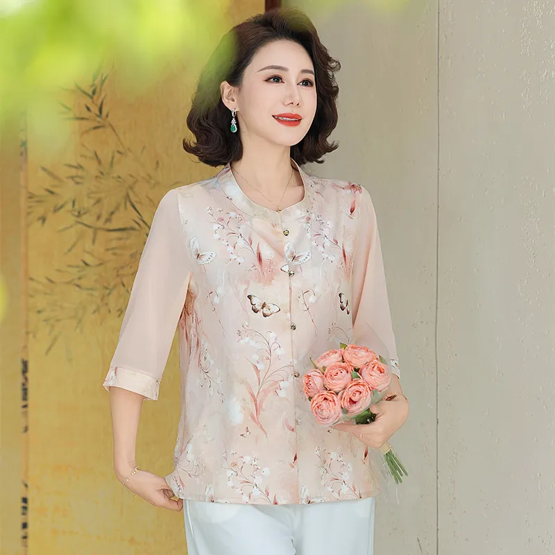 PIERRE CARDIN Chiffon Shirt Women's-2