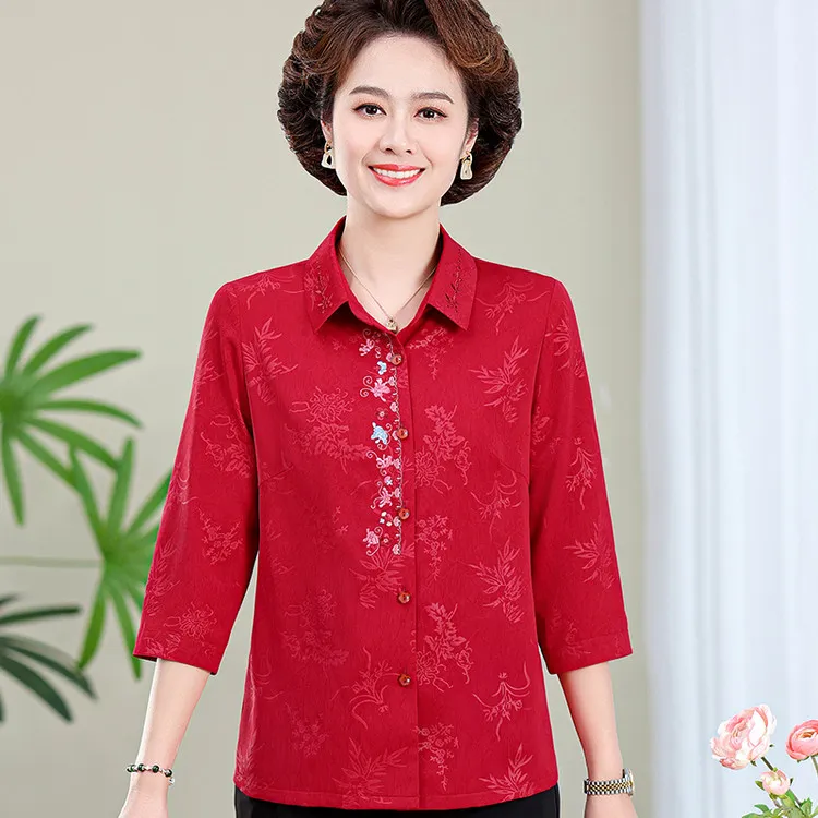 PIERRE CARDIN Shirts Women's Red-2