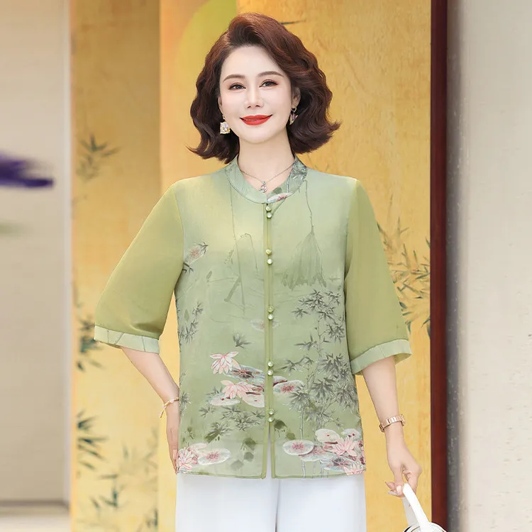 PIERRE CARDIN Chiffon Shirt Women's-9