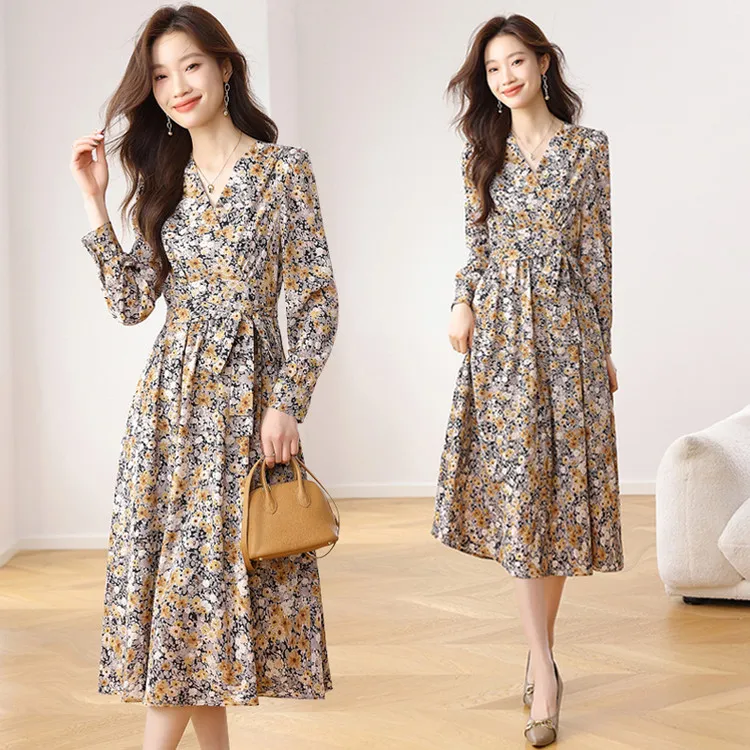 PIERRE CARDIN Long-Sleeved Dresses Women's Multicolor-4