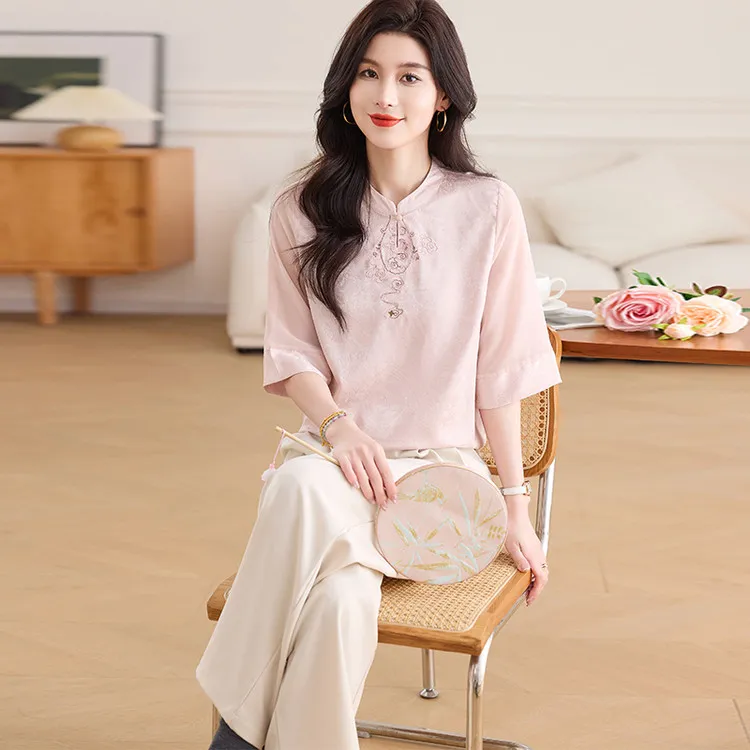 PIERRE CARDIN Chiffon Shirt Women's-3