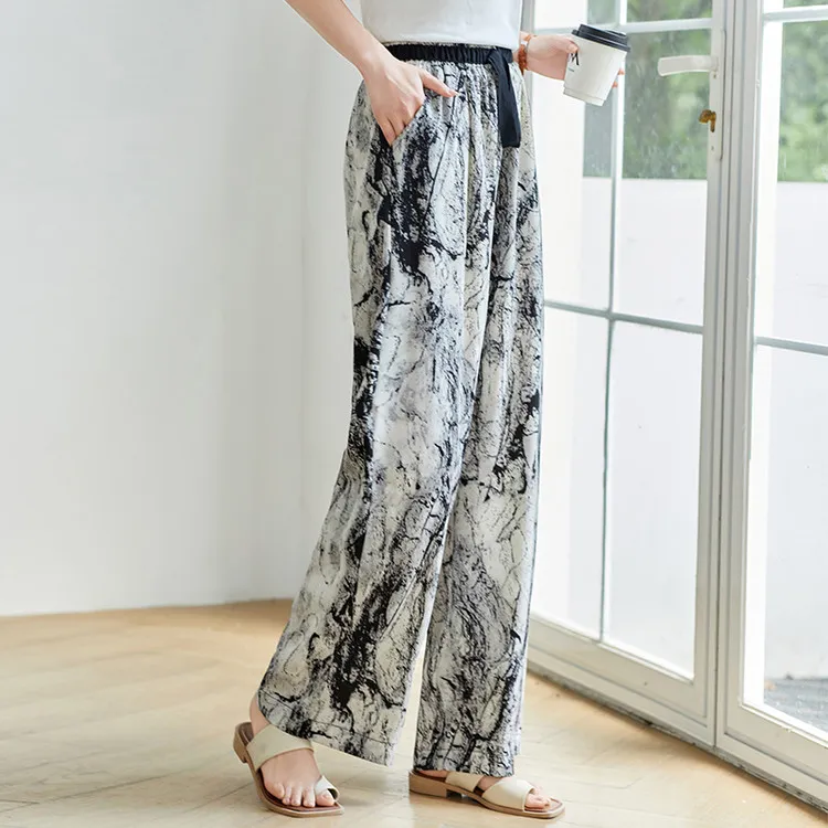 PIERRE CARDIN Casual Pants Women's Dali Pattern-2