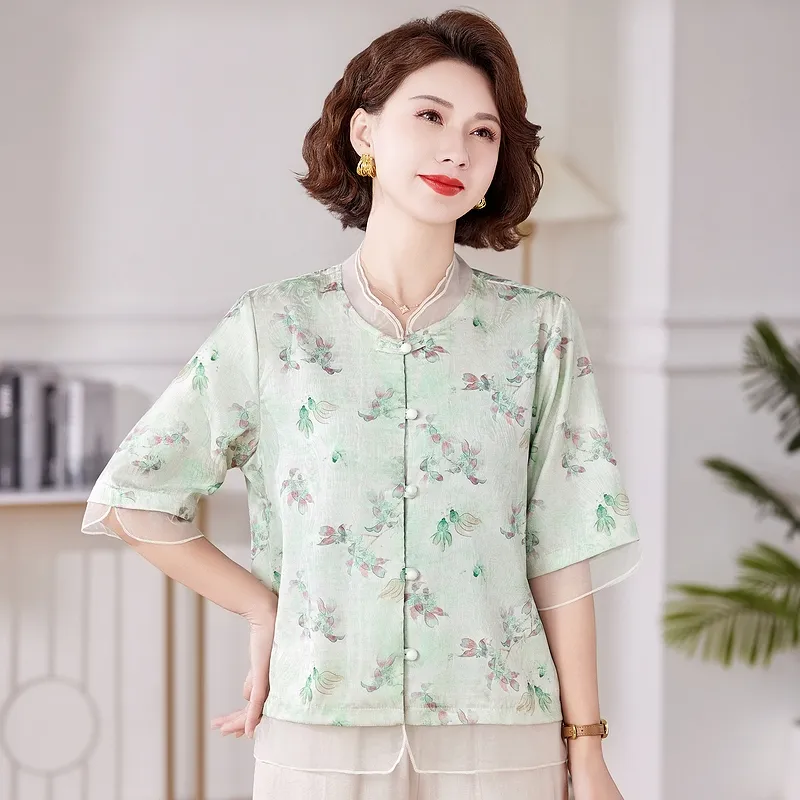 PIERRE CARDIN Chiffon Shirt Women's-6