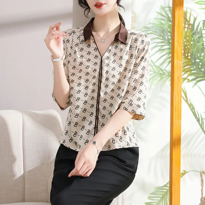 PIERRE CARDIN Chiffon Shirt Women's-5