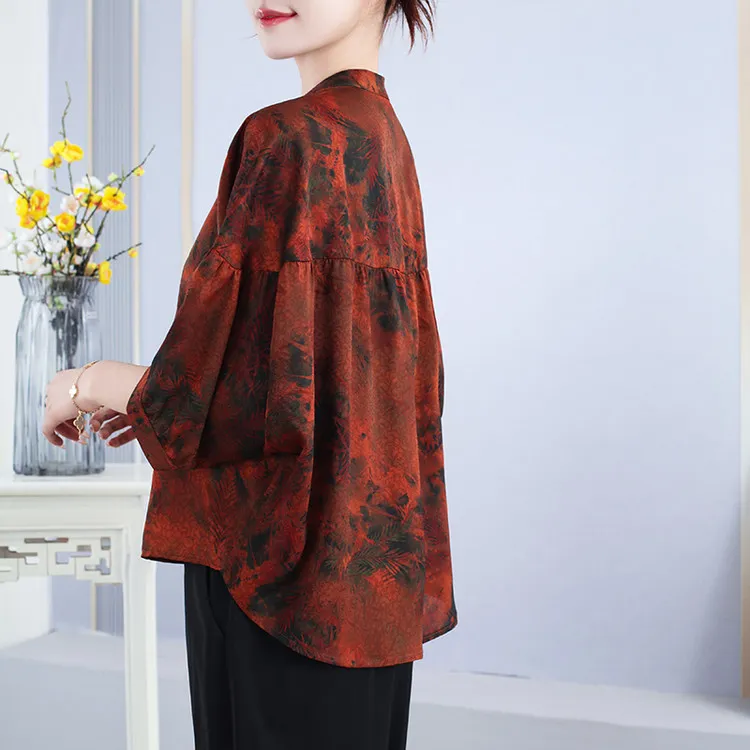 PIERRE CARDIN Chiffon Shirt Women's-7