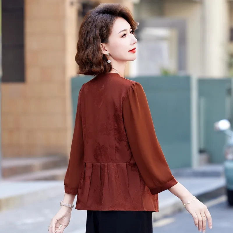 PIERRE CARDIN Chiffon Shirt Women's-11