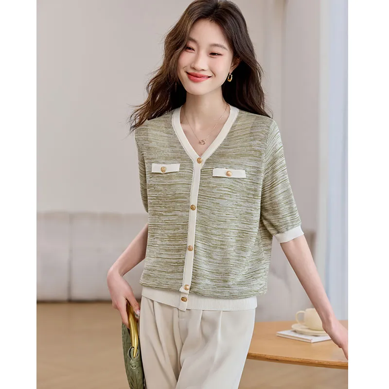 PIERRE CARDIN T Shirt Women's Green-3