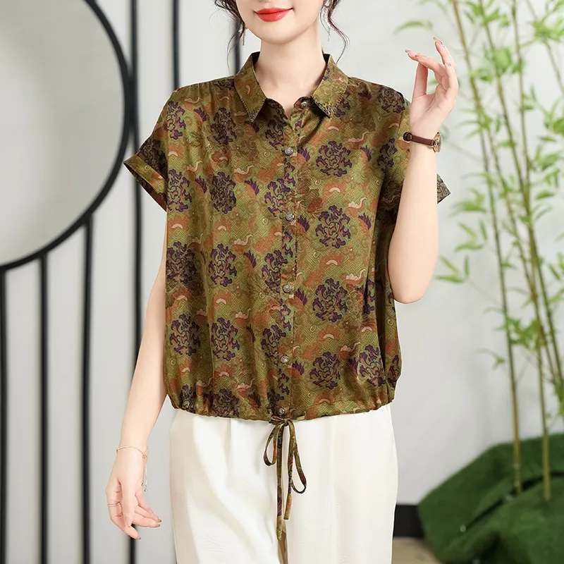 PIERRE CARDIN Chiffon Shirt Women's-4