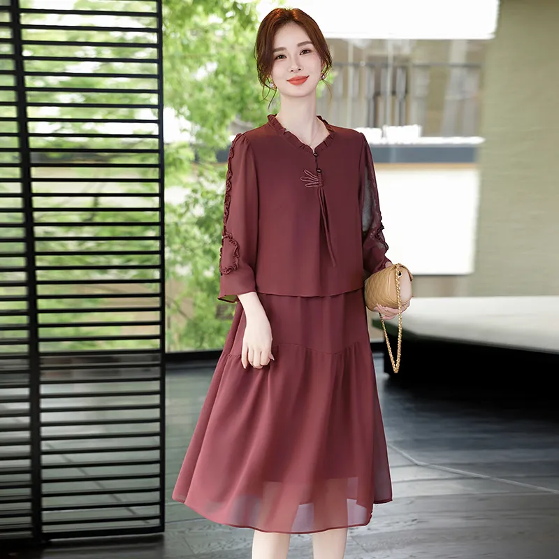 PIERRE CARDIN Long Sleeved Dress Women's-5
