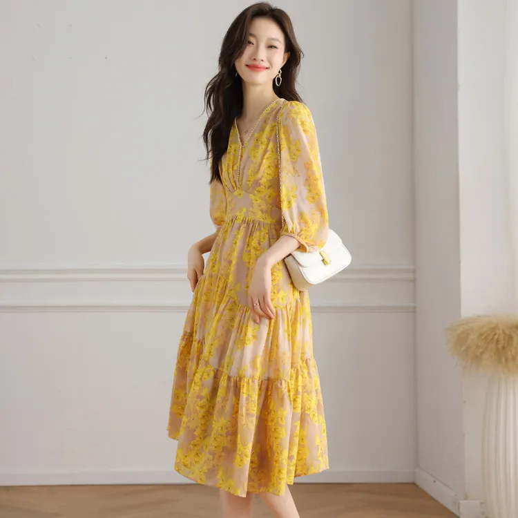 PIERRE CARDIN Short Sleeved Dresses Women's-3