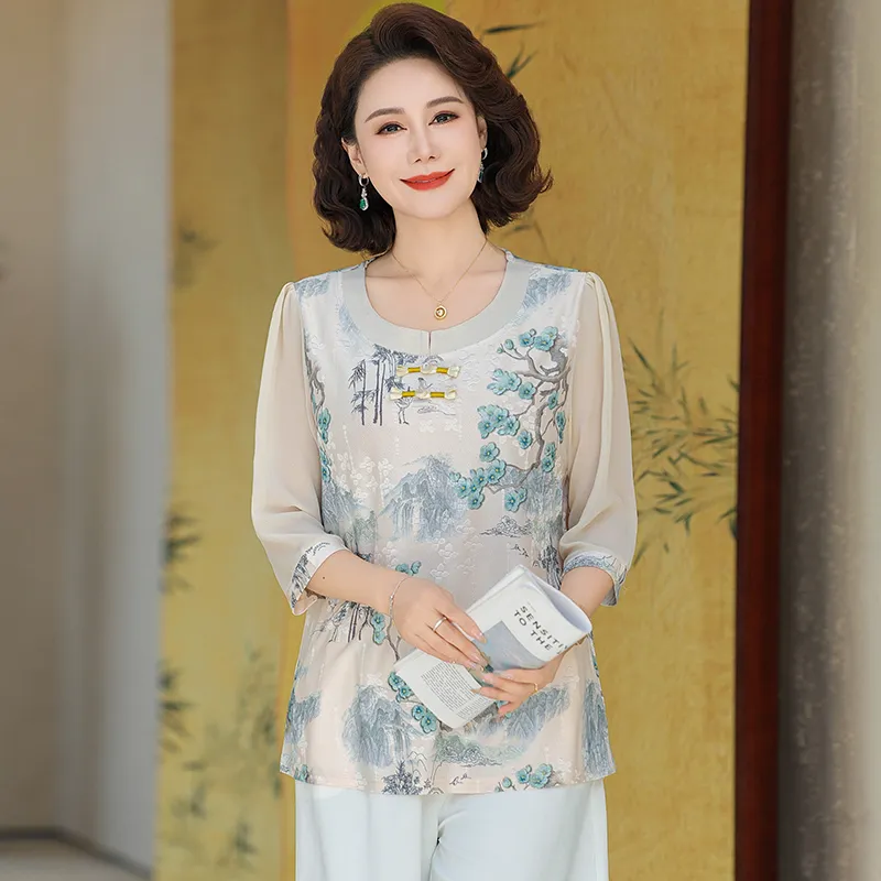 PIERRE CARDIN Chiffon Shirt Women's-2