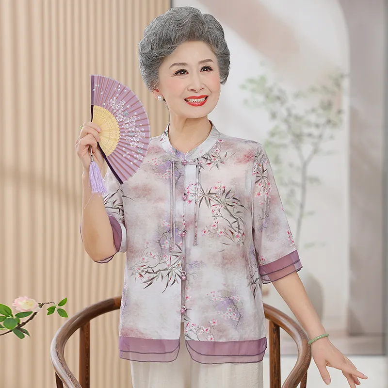 PIERRE CARDIN Chiffon Shirt Women's-4