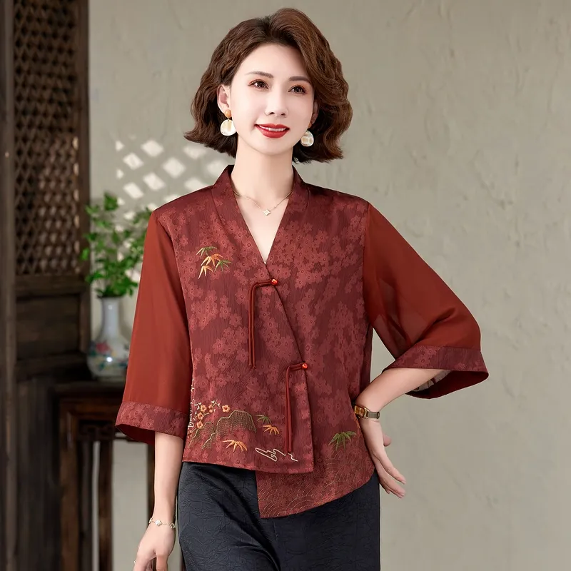 PIERRE CARDIN Chiffon Shirt Women's-2
