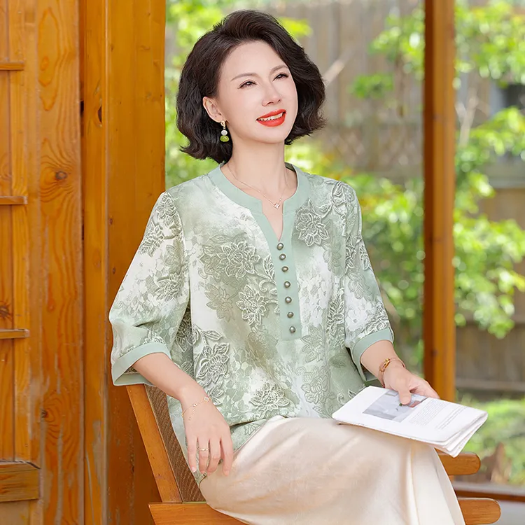 PIERRE CARDIN Chiffon Shirt Women's-8