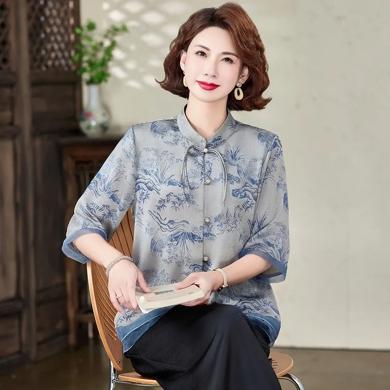 PIERRE CARDIN Chiffon Shirt Women's-11