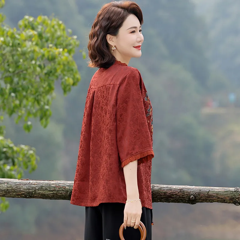 PIERRE CARDIN Chiffon Shirt Women's-4