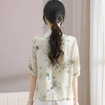 PIERRE CARDIN Chiffon Shirt Women's