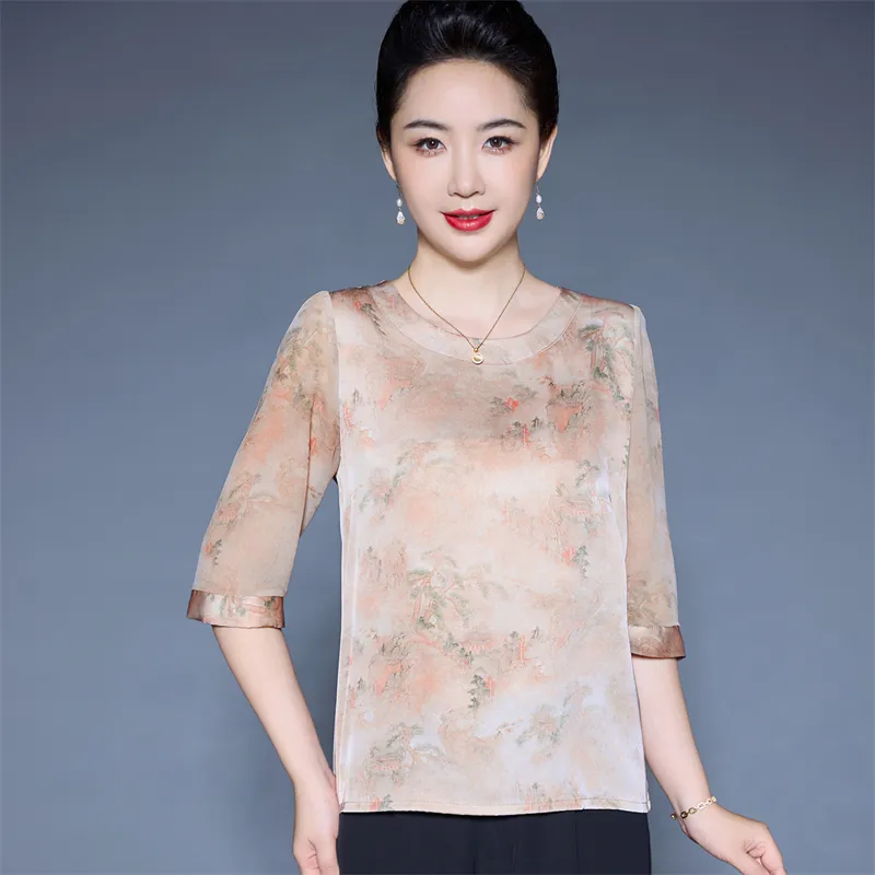 PIERRE CARDIN Chiffon Shirt Women's-3