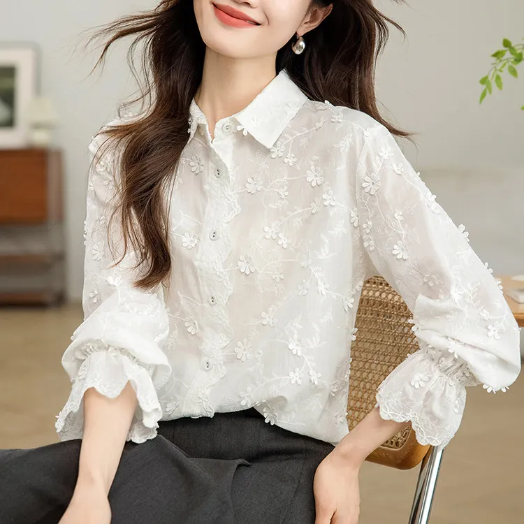 PIERRE CARDIN Shirt Women's White-5