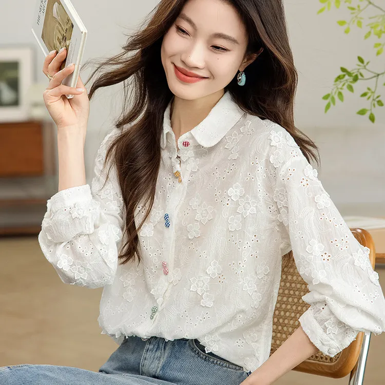 PIERRE CARDIN Shirt Women's White-6