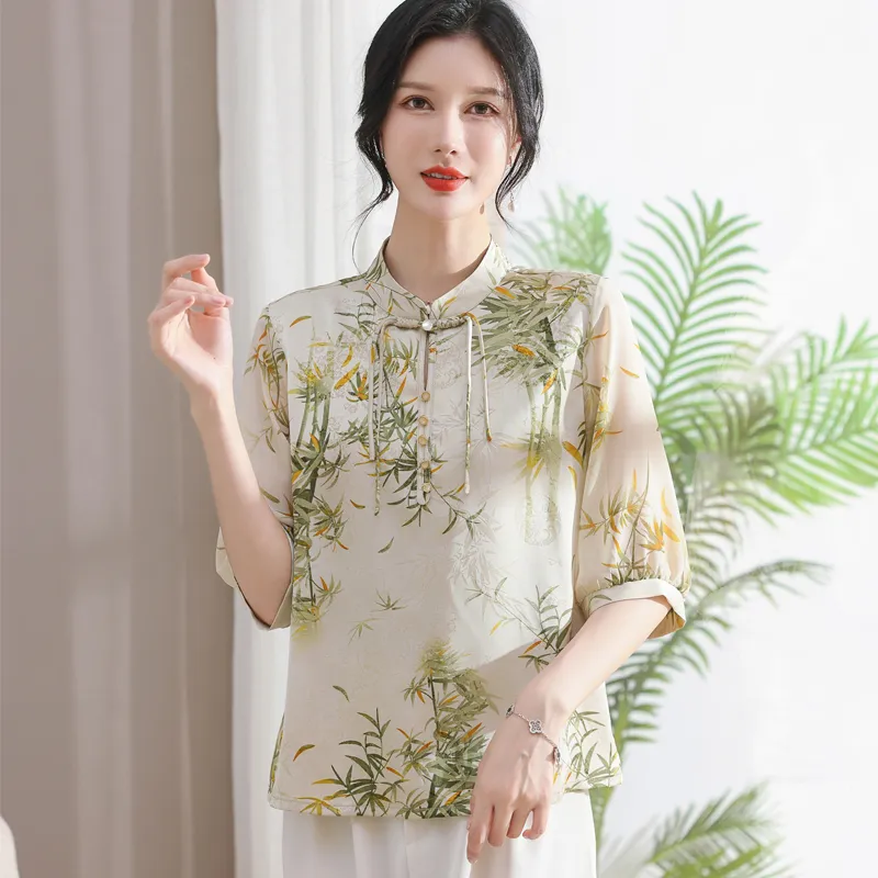 PIERRE CARDIN Chiffon Shirt Women's-3