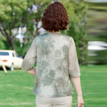 PIERRE CARDIN Chiffon Shirt Women's