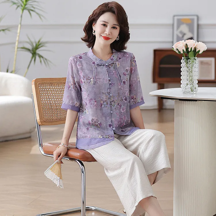 PIERRE CARDIN Chiffon Shirt Women's-2