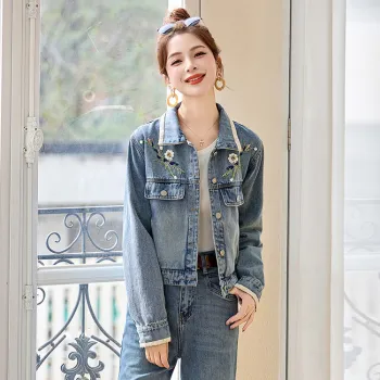 PIERRE CARDIN Denim Jacket Women's Image Color
