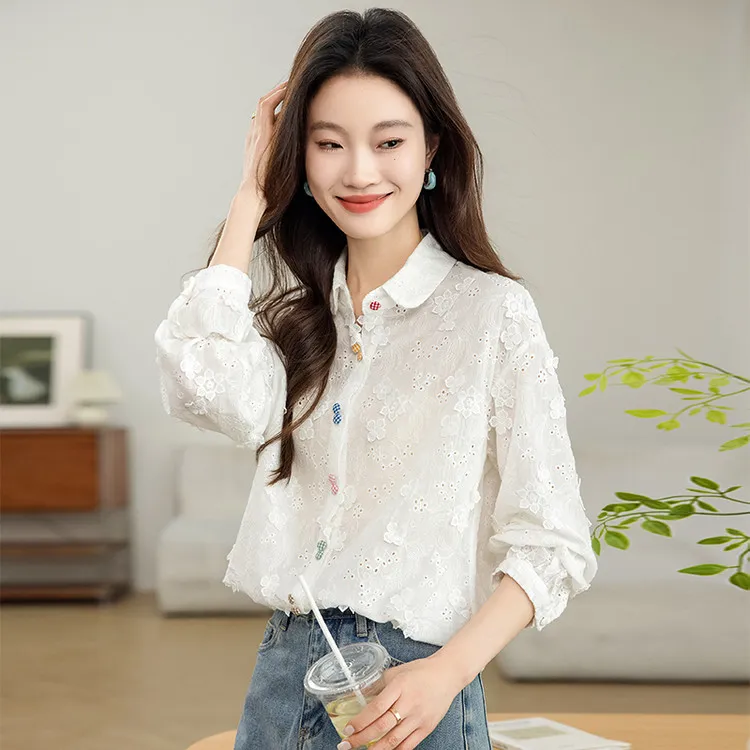 PIERRE CARDIN Shirt Women's White-4