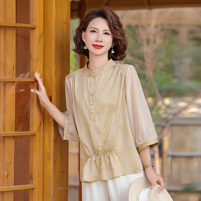 PIERRE CARDIN Chiffon Shirt Women's-9