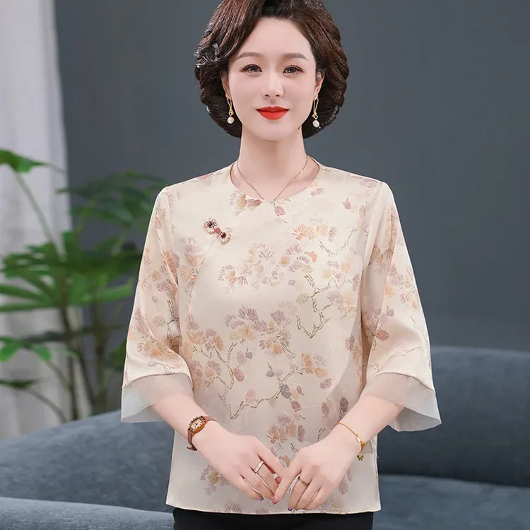 PIERRE CARDIN Chiffon Shirt Women's-3