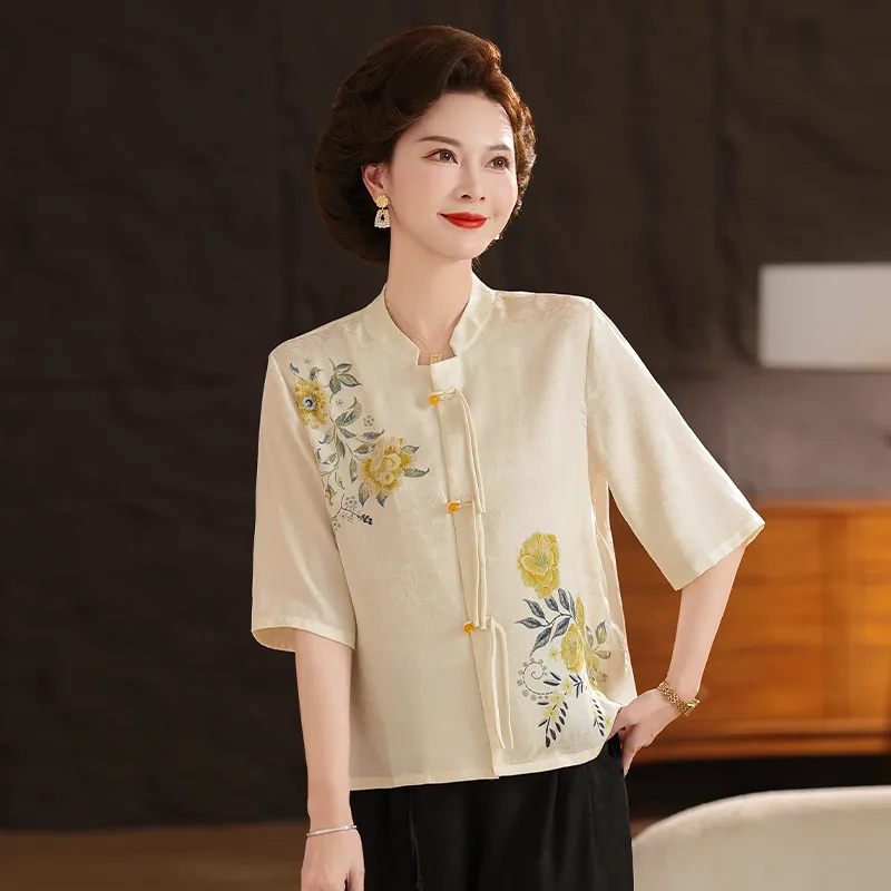 PIERRE CARDIN Chiffon Shirt Women's-4