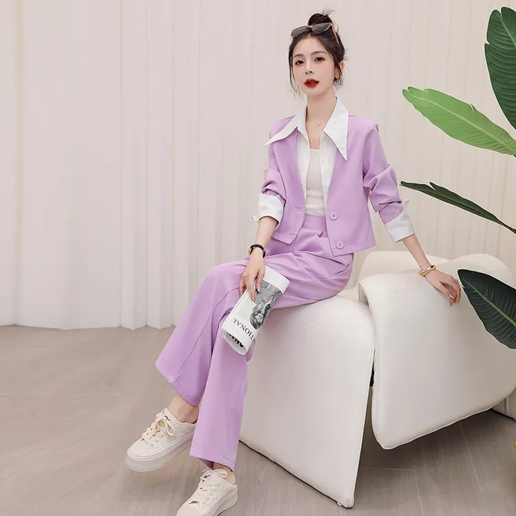 PIERRE CARDIN Casual Suit Women's Purple-2