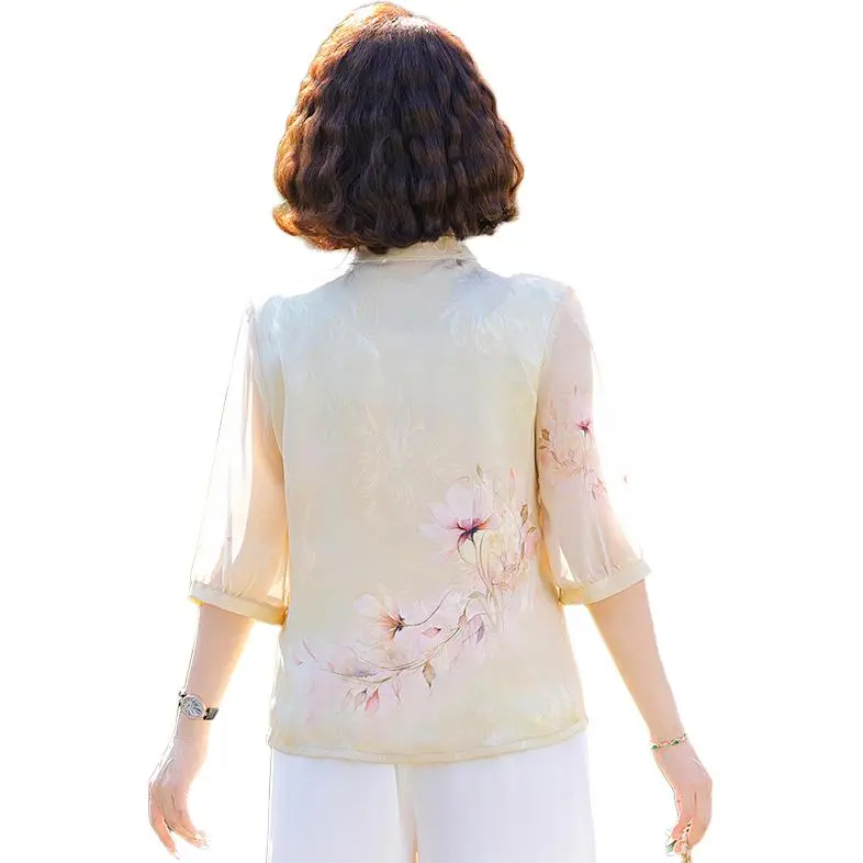 PIERRE CARDIN Chiffon Shirt Women's-3
