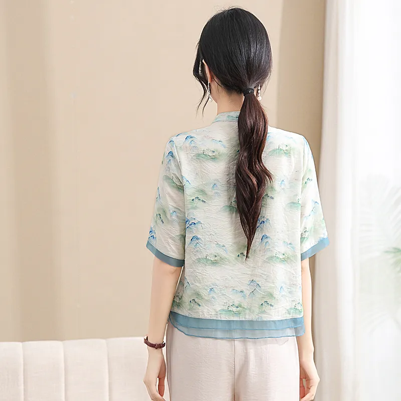 PIERRE CARDIN Chiffon Shirt Women's-1