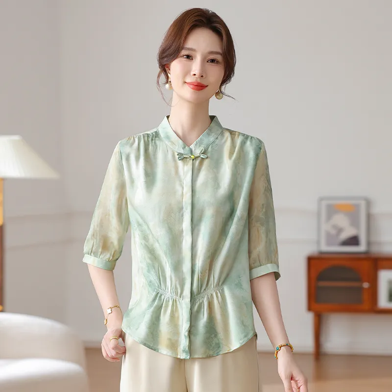 PIERRE CARDIN Chiffon Shirt Women's-6