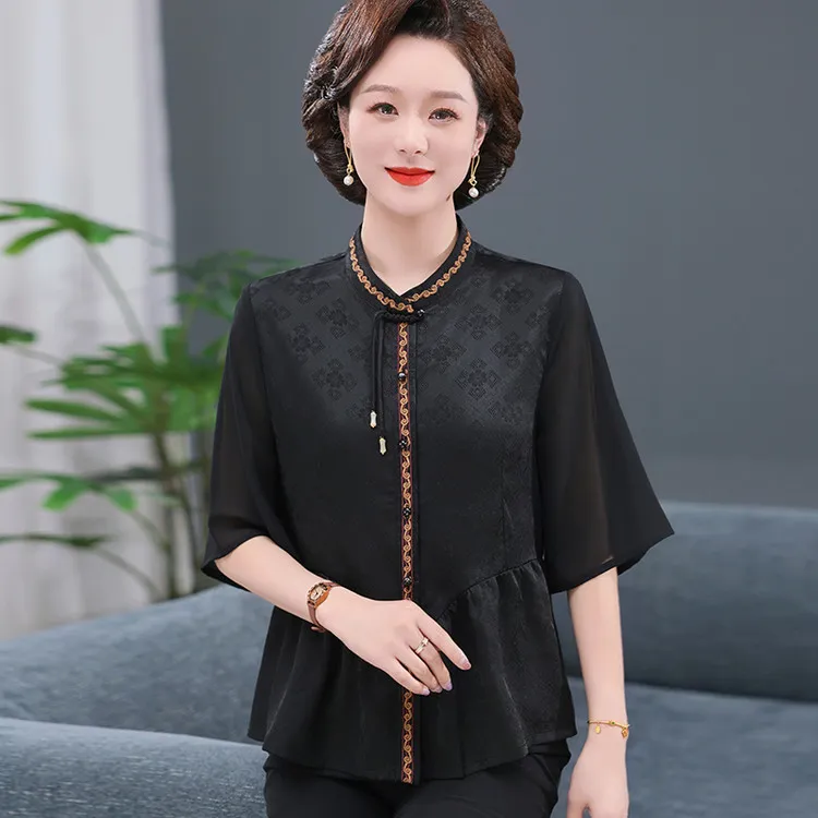 PIERRE CARDIN Chiffon Shirt Women's-4