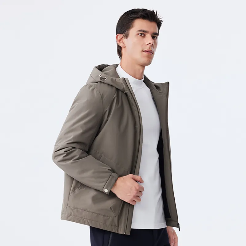 U.S. POLO ASSN. Down Jacket Men's Medium Gray-3