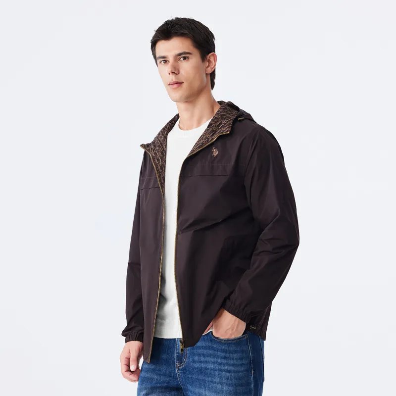 U.S. POLO ASSN. Jackets & Coats Men's Dark Coffee Print-8