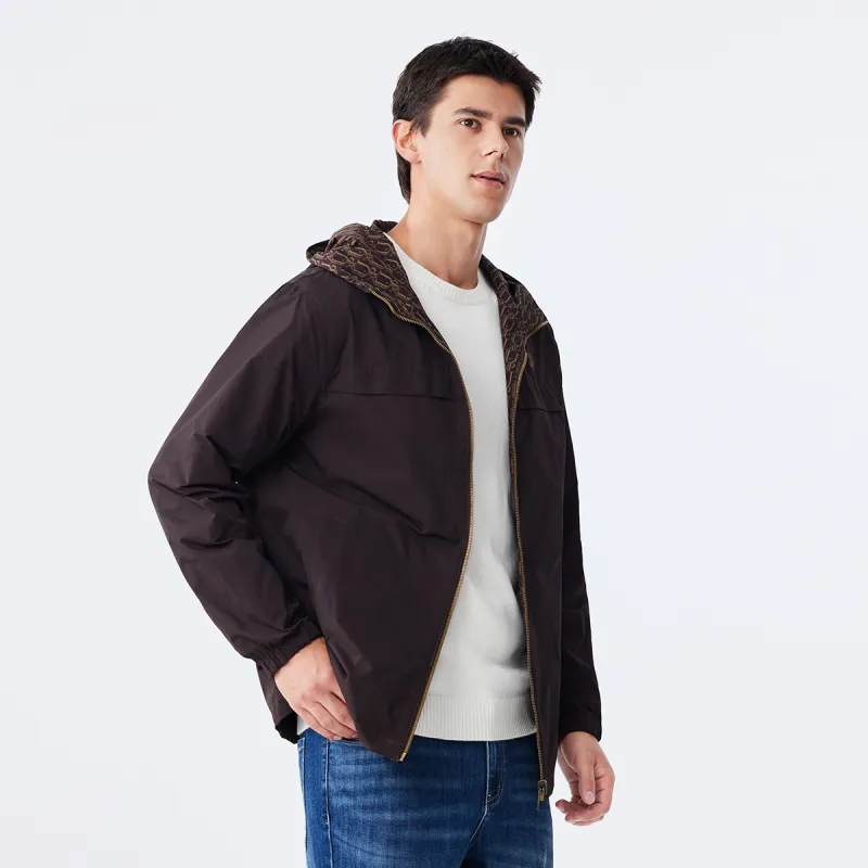U.S. POLO ASSN. Jackets & Coats Men's Dark Coffee Print-9