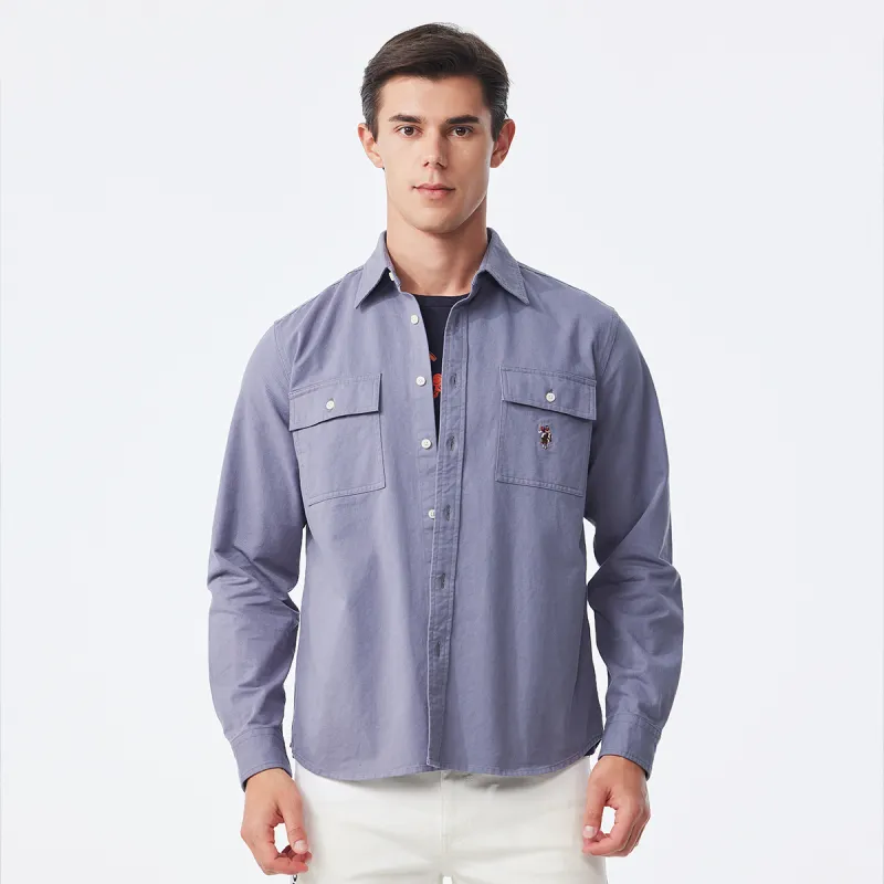 U.S. POLO ASSN. Shirts Men Dark Blue-2