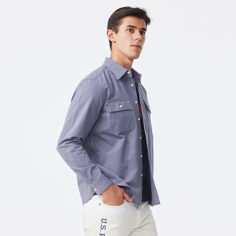 U.S. POLO ASSN. Shirts Men Dark Blue-5