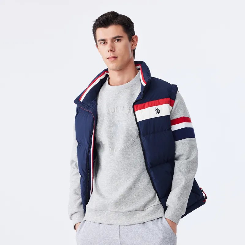 U.S. POLO ASSN. Vests Men Navy Blue-5
