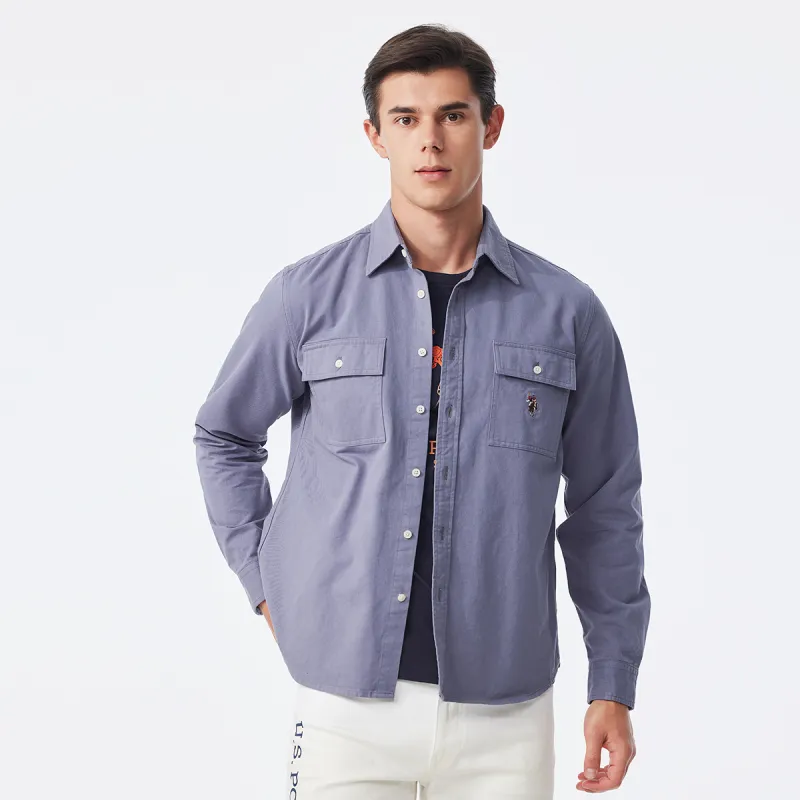 U.S. POLO ASSN. Shirts Men Dark Blue-4