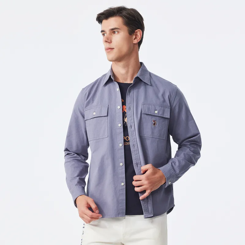 U.S. POLO ASSN. Shirts Men Dark Blue-3