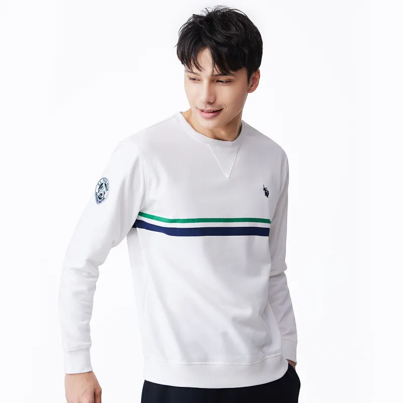 U.S. POLO ASSN. Sweatshirt Men's Pure White-5